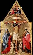 Antonio da Firenze Crucifixion with Mary and St John the Evangelist USA oil painting artist